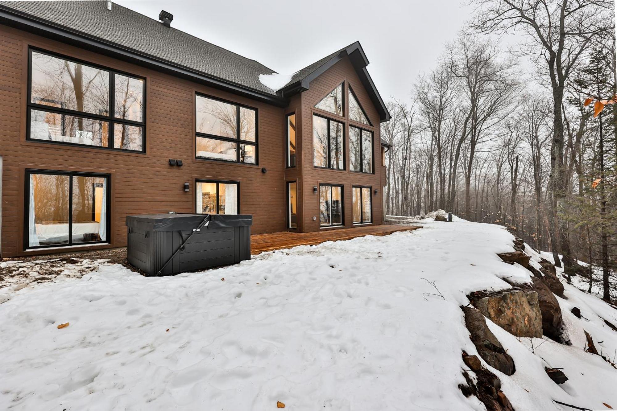 The Chic Shack - Golf, Ski, Spa Saint-Faustin Eksteriør billede