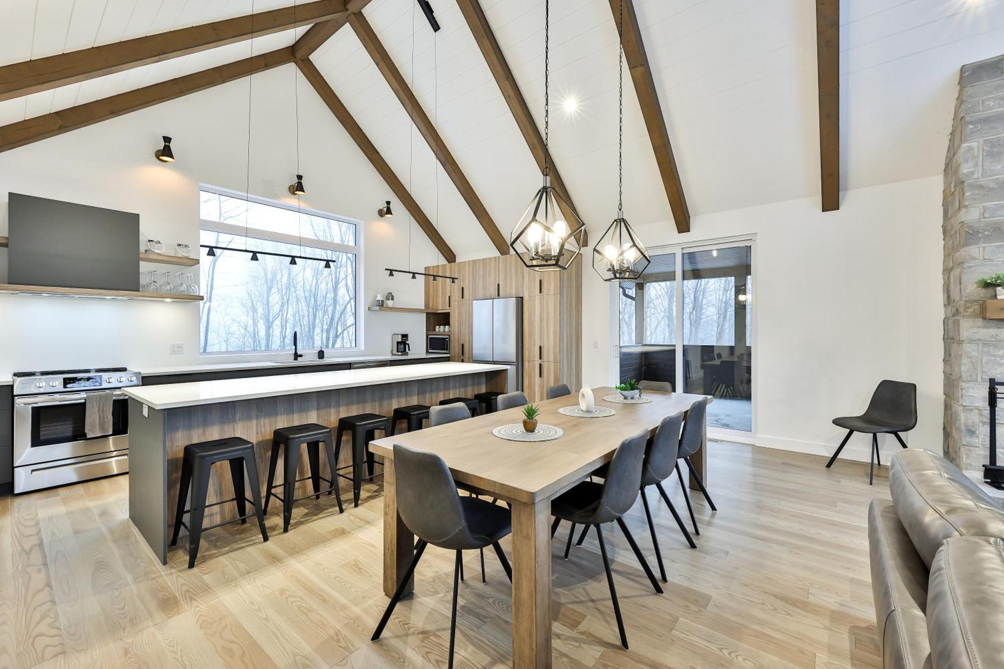 The Chic Shack - Golf, Ski, Spa Saint-Faustin Eksteriør billede